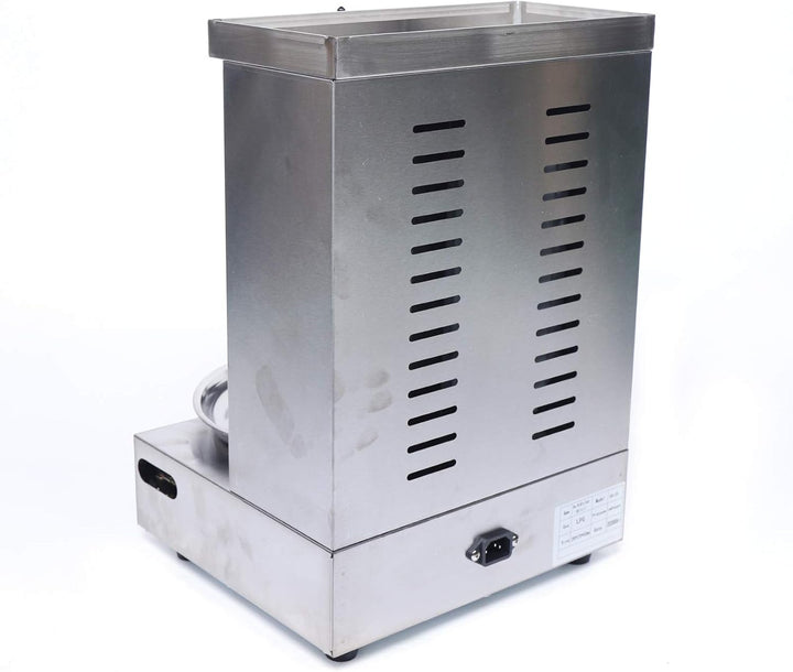 Dönergrill Vertikalgrill 2000W Elektro Grill Gas Kebab Machine, LPG Grill, 0-300℃ Temperatureinstell