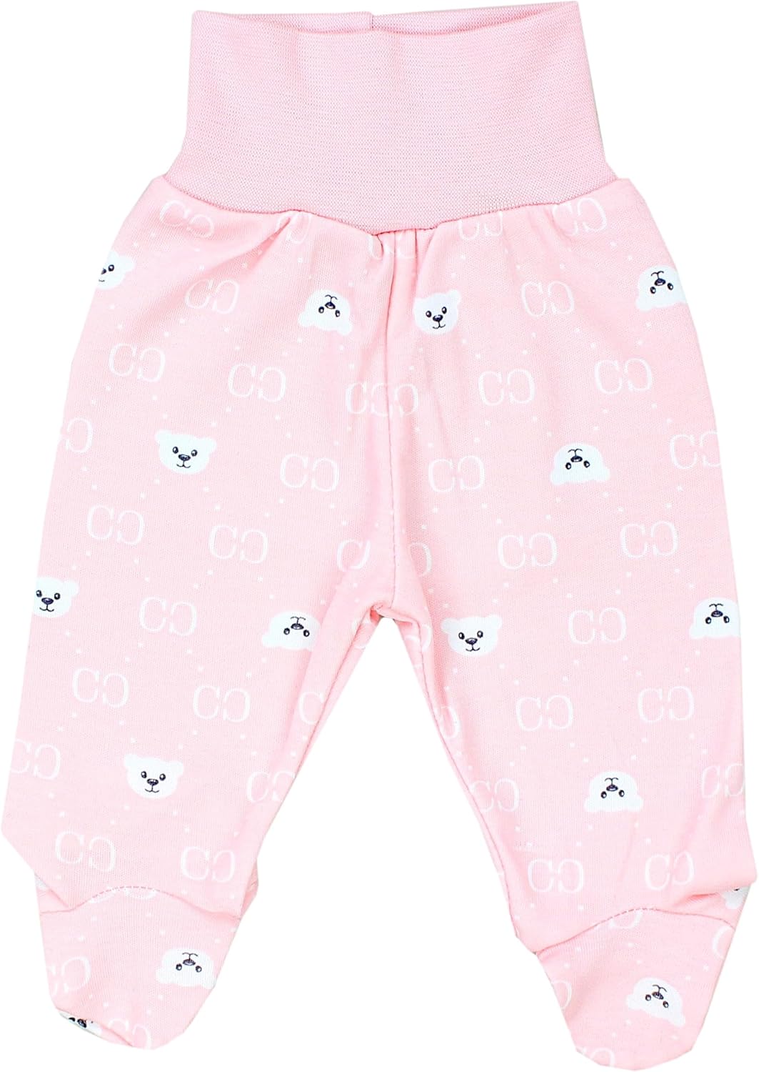 TupTam Baby Mädchen Jungen Bekleidungsset Langarmbody Hose Mütze mit Aufdruck Spruch 3 teilig 50 Bär