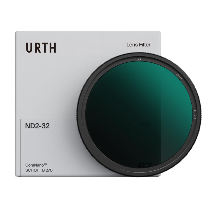 Urth 55 mm Variabler Graufilter ND2-32 (1-5 Stop) ND Filter (Plus+) 55mm, 55mm