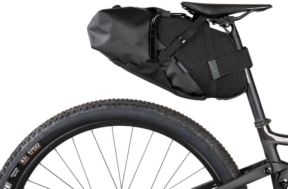 Topeak Satteltaschen Backloader X, 10 l, Black aus Polyethylen und Nylon in der Farbe Schwarz, Masse