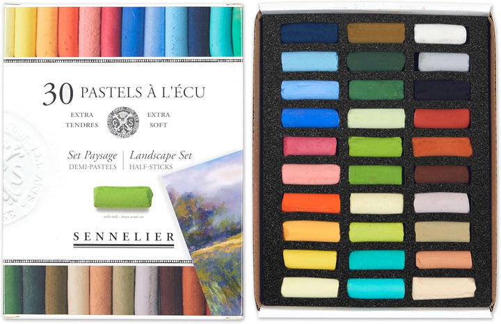 Savoir Faire Extra weicher Halbstäbchen Pastell-Set, Holz, Mehrfarbig, 30 Count (Pack of 1)