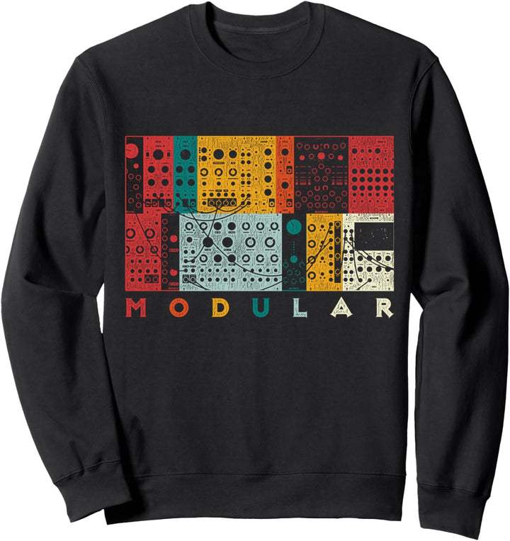 Synthesizer Modular Musik Sweatshirt