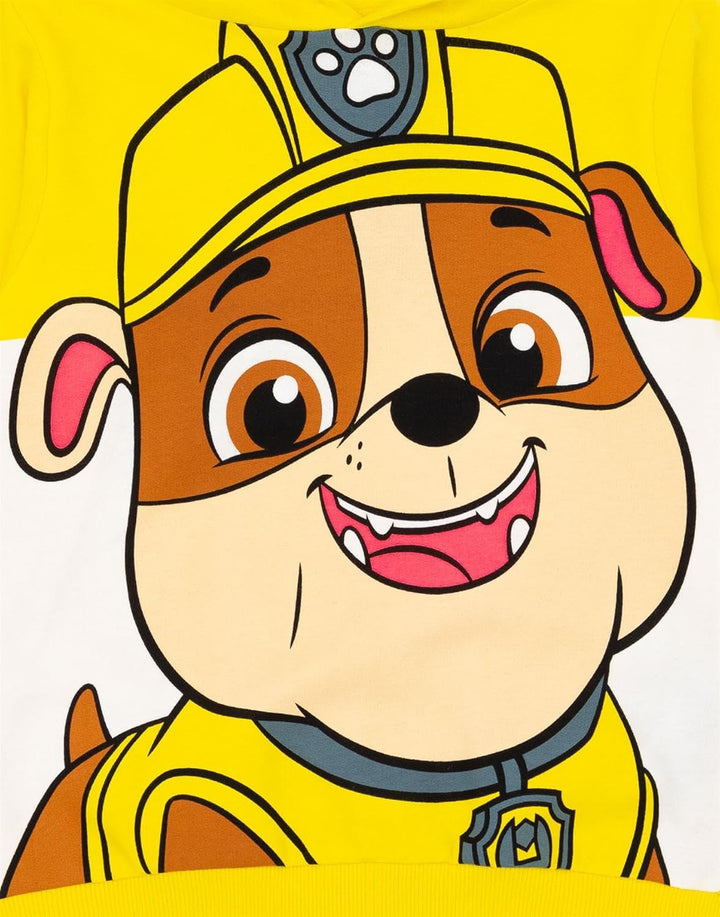 PAW PATROL Kids Hoodie Chase Marshall Skye Everest ODER Rubble 3D Ohren Pullover 2-3 Jahre Rubble, 2