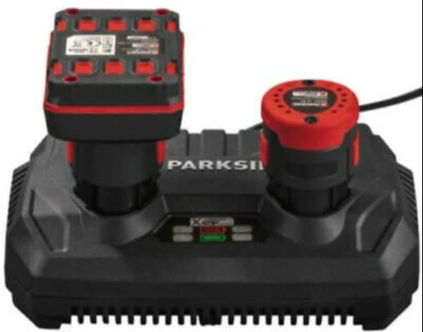 PARKSIDE® Ladegerät »PDSLG 12 A1«, 150 Watt, zum Laden von 2 Akkus, kompaktes Gehäuse