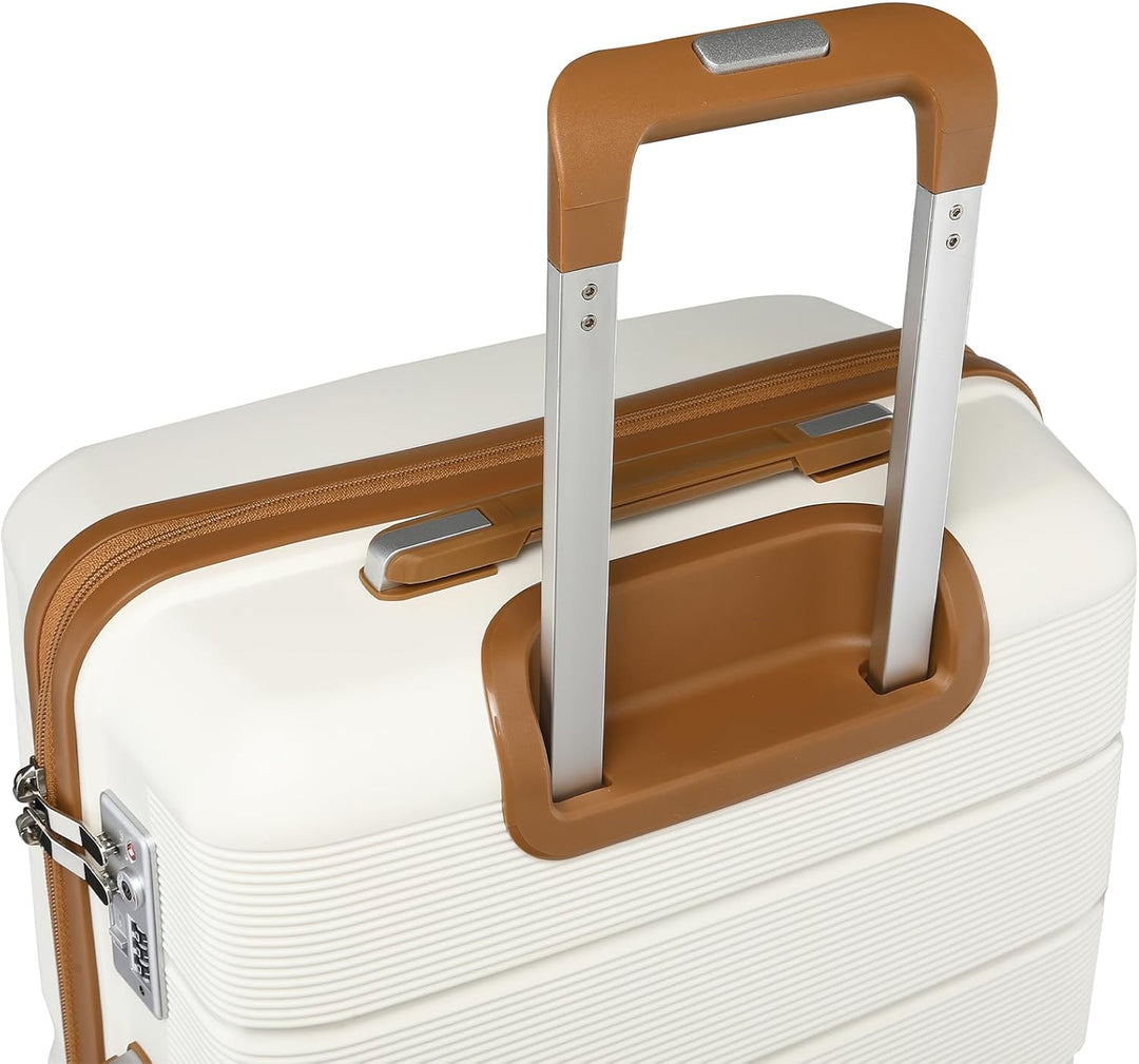 British Traveller Reisekoffer Mittelgross Koffer Trolleys Mittelgross Hartschalenkoffer 100% PP Hand