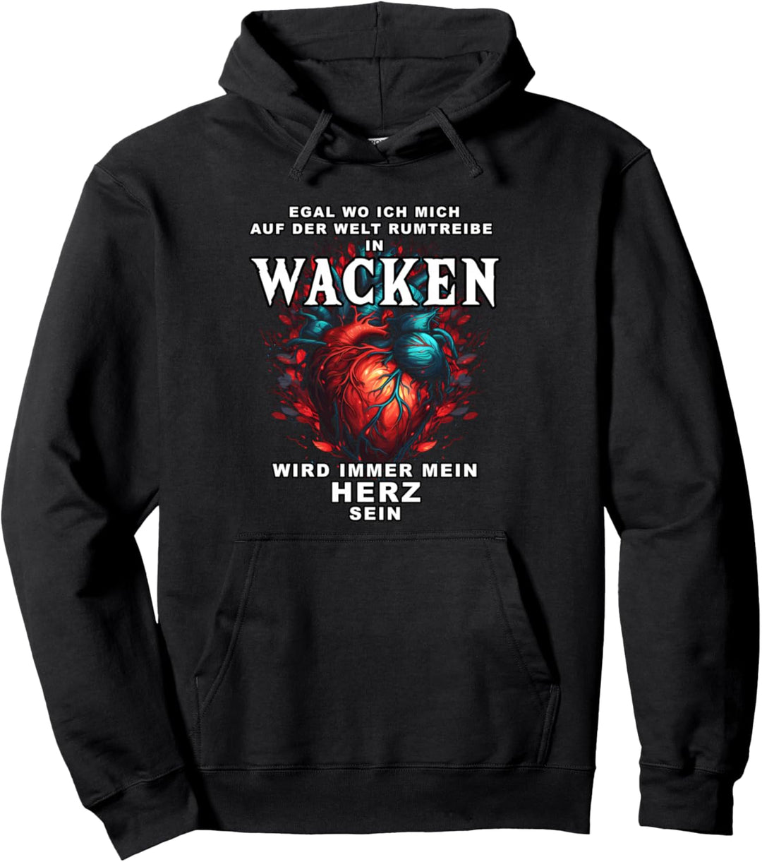 HERZ IN WACKEN Pullover Hoodie