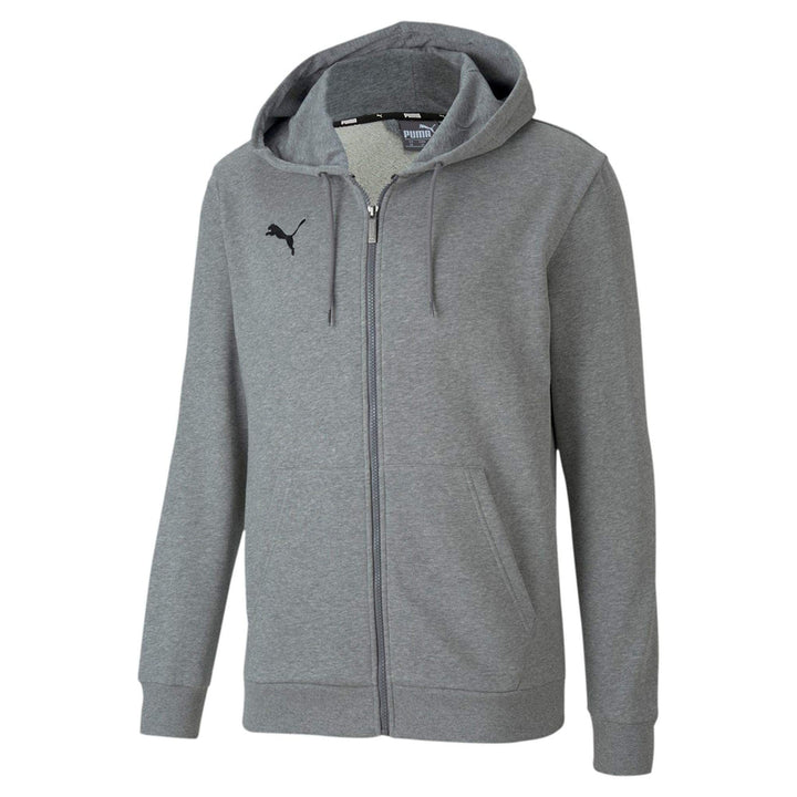 PUMA Jungen, teamGOAL 23 Casuals Hooded Jac Trainingsjacke, 116 Medium Gray