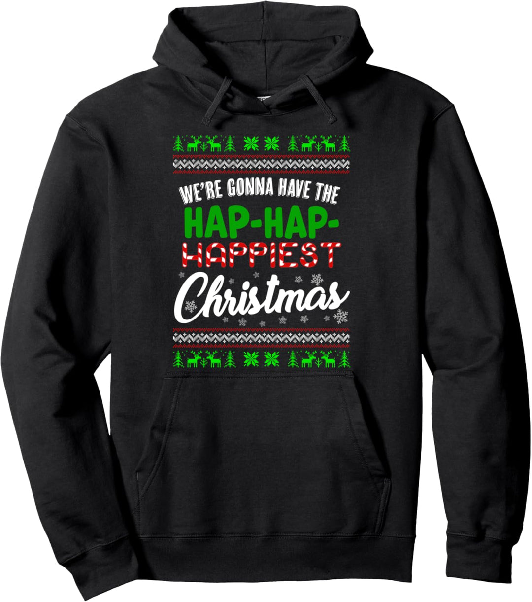 glückliche glückliche Weihnachten Pullover Hoodie
