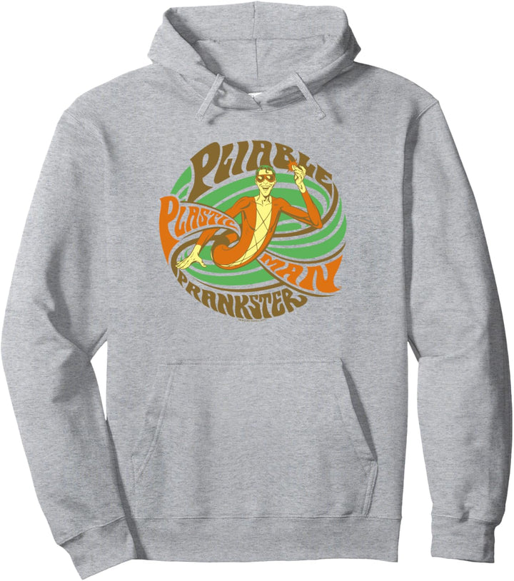 Justice League Plastic Man Pliable Prankster Pullover Hoodie