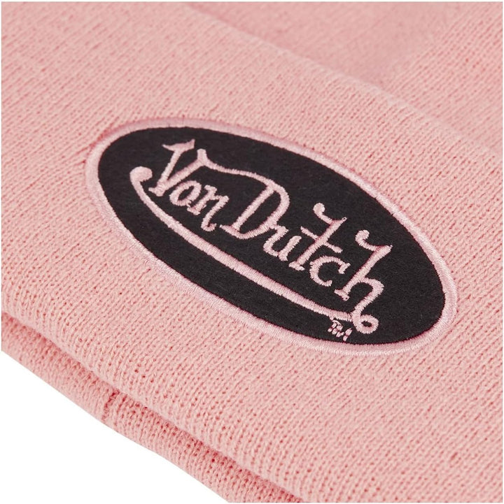 Von Dutch Mütze aus Wolle, Rosa