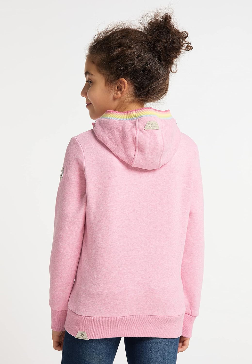 Ragwear Madlenka Mädchen Sweatshirt Sweater Pullover mit Kapuze Kapuzenpullover in sommerlichen Farb
