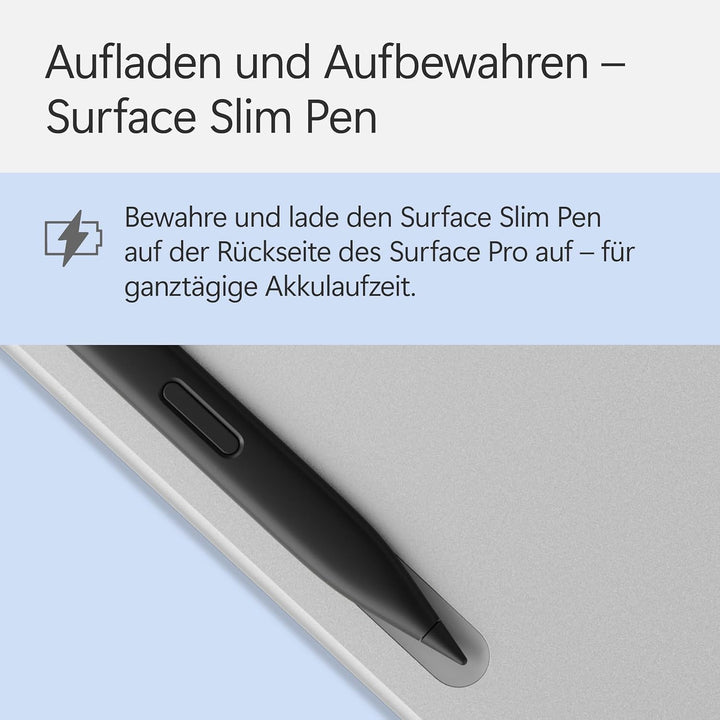 Microsoft Surface Pro 12" Keyboard mit Slim Pen | kompatibel mit Surface Pro 12" | QWERTZ | Anthrazi