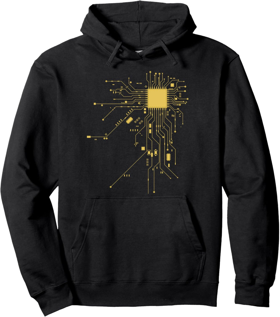 Cooles T-Shirt Geek CPU Pullover Hoodie