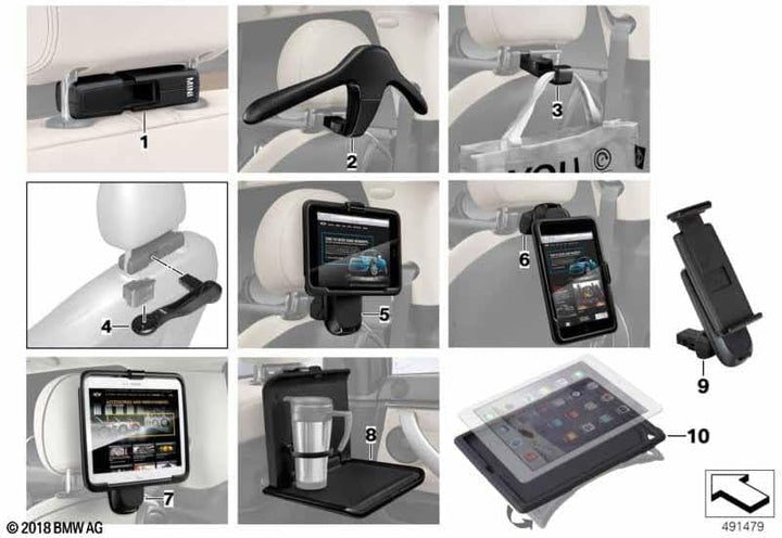 Original BMW TravelComfort System Universalhaken