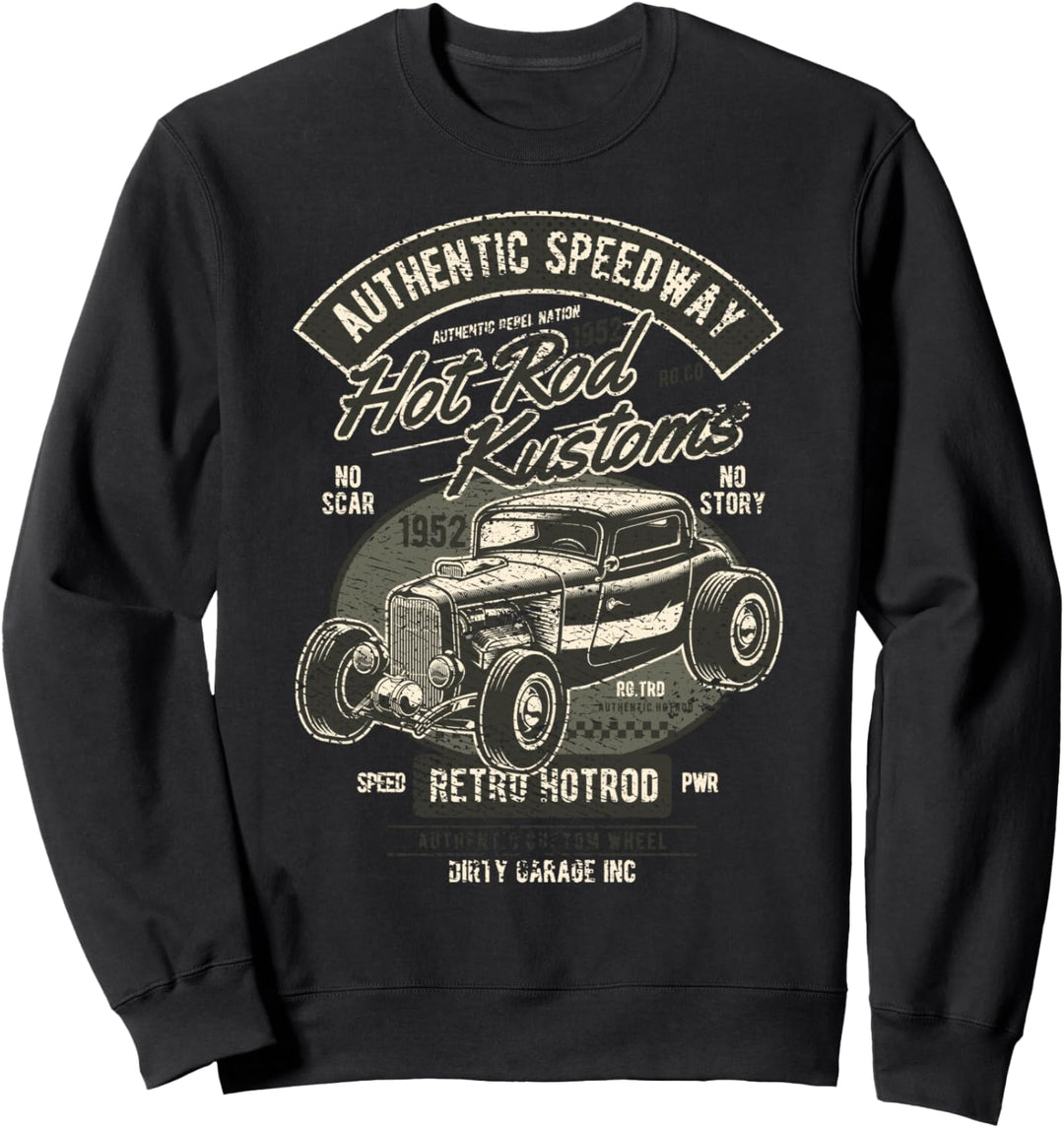 Vintage Hot-Rod Männer Oldtimer Sweatshirt
