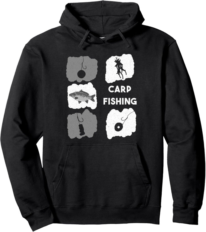 Carp Fishing Pullover Hoodie