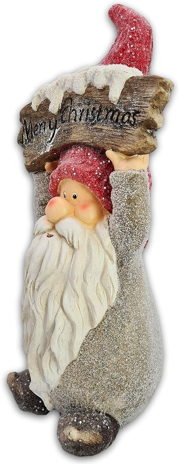 Wichtelstube-Kollektion XXL Wichtel Figur Dekofigur Garten Weihnachten MGO 51cm