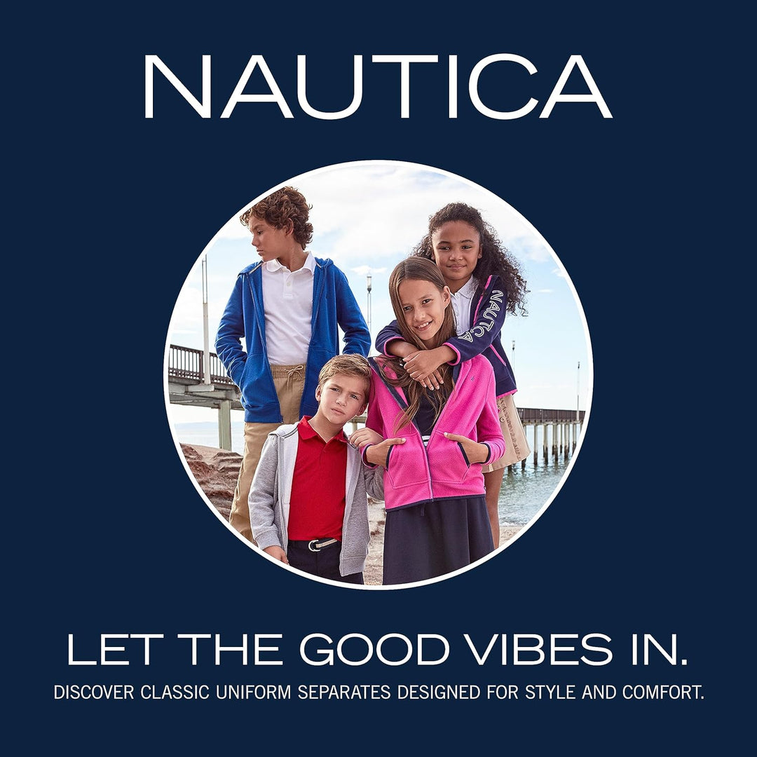 Nautica Jungen School Uniform 5 Pocket Flat Front Pant School Uniform 5 Pocket Flat Front Pant 10 Kh
