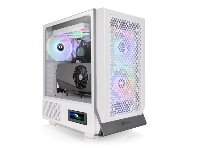 Thermaltake Ceres 300 TG ARGB, Mid Tower Chassis, White Snow, Snow
