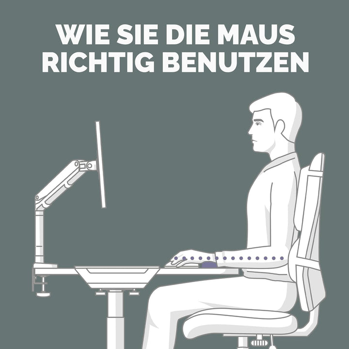 Fellowes Breyta Mauspad mit Handgelenkauflage – Sand, mit HEX Cushion Technology Silikonpolster, rut