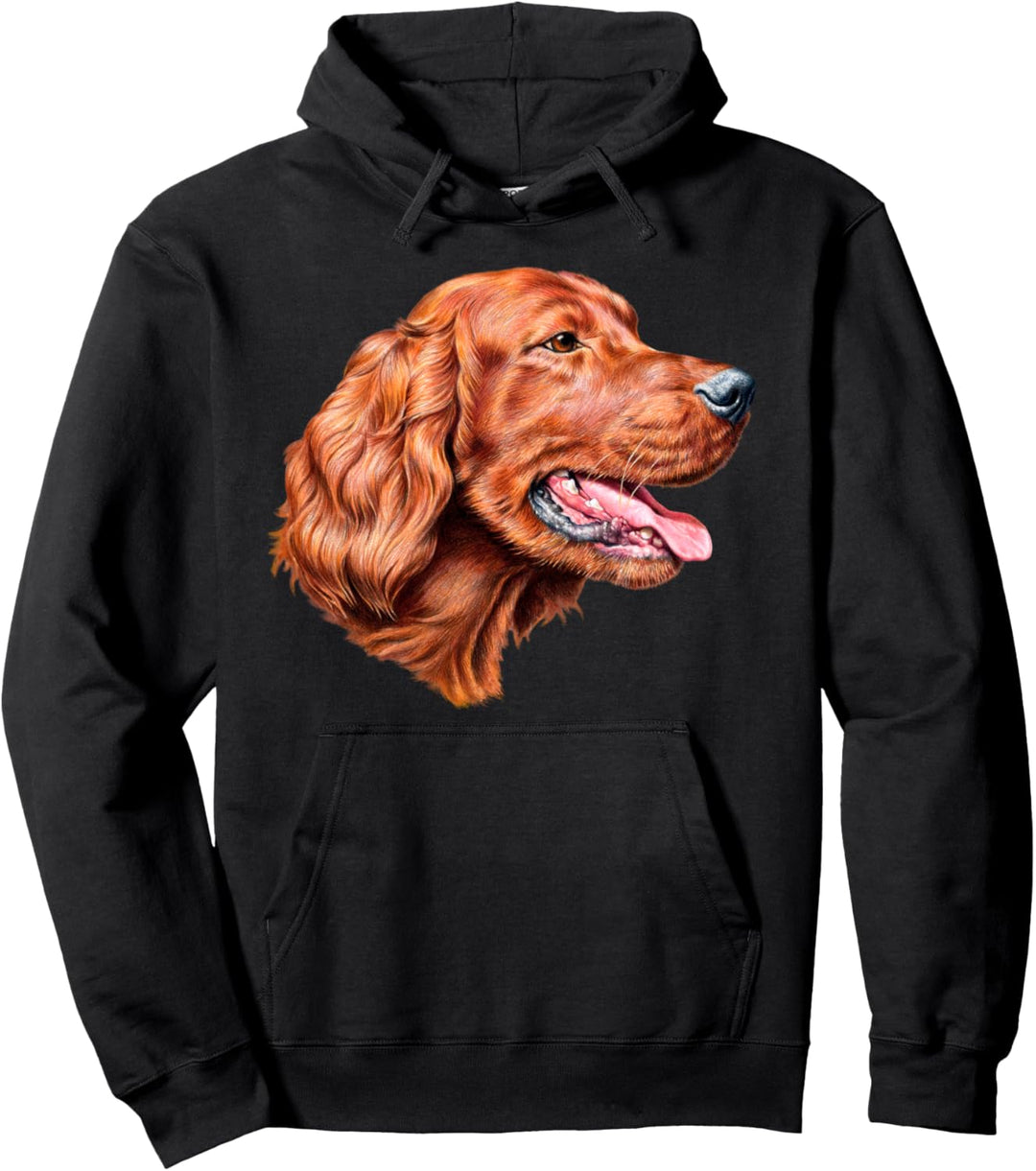 Fantastische komplette Front Irish Setter Haustierbesitzer Pullover Hoodie