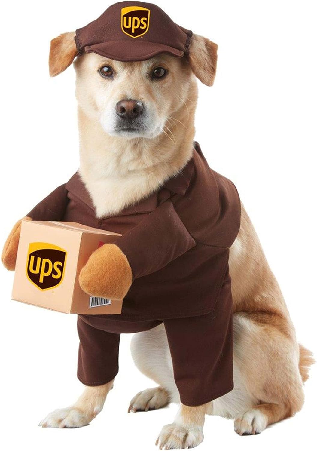 UPS Hundekostüm, Grösse L Braun L, Braun L