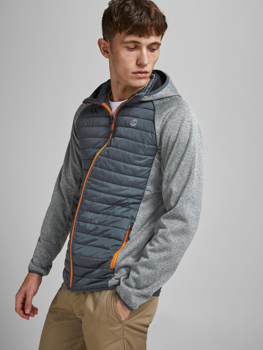 JACK & JONES Softshell Stepp Jacke Kapuze Funktions Outdoor Blouson Übergangs Jacket Regular Fit JJE