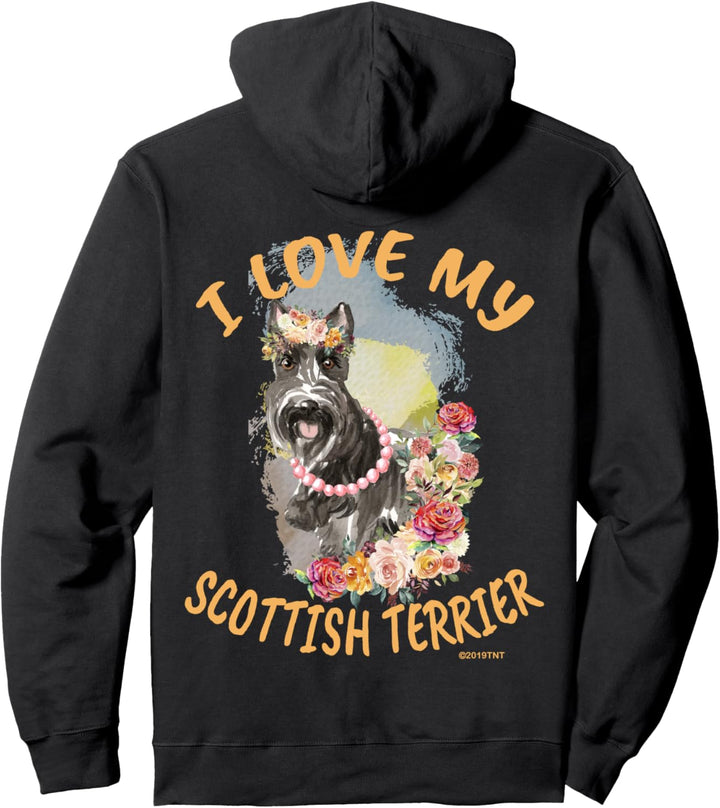Scottish Terrier Dog I Love My Scottish Terrier Pullover Hoodie