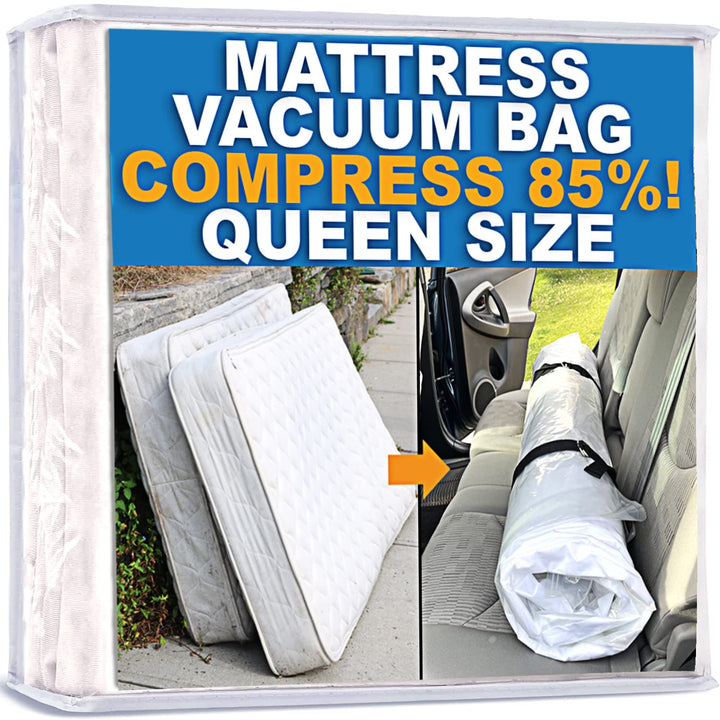 Homie Matratzen-Vakuumbeutel, verschliessbarer Beutel für Memory Foam- oder Federkernmatratzen, Komp
