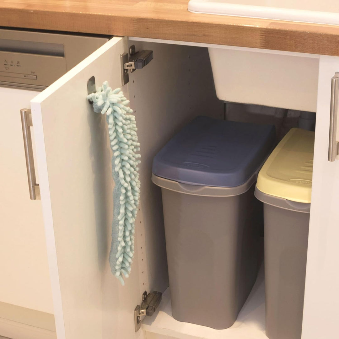 15L Mülleimer blau Deckel Recycling Mülltrennung Abfalleimer Abfallbehälter Müll Küche rechteckig Ab