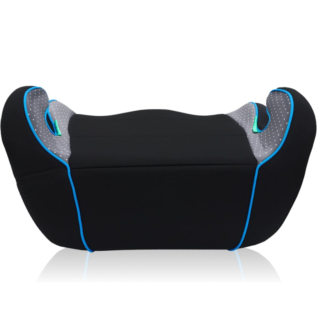 2er SET Sitzerhöhung für Kinder zwischen 125 cm und 150 cm (SCHWARZ/GRAU/BLAU)
