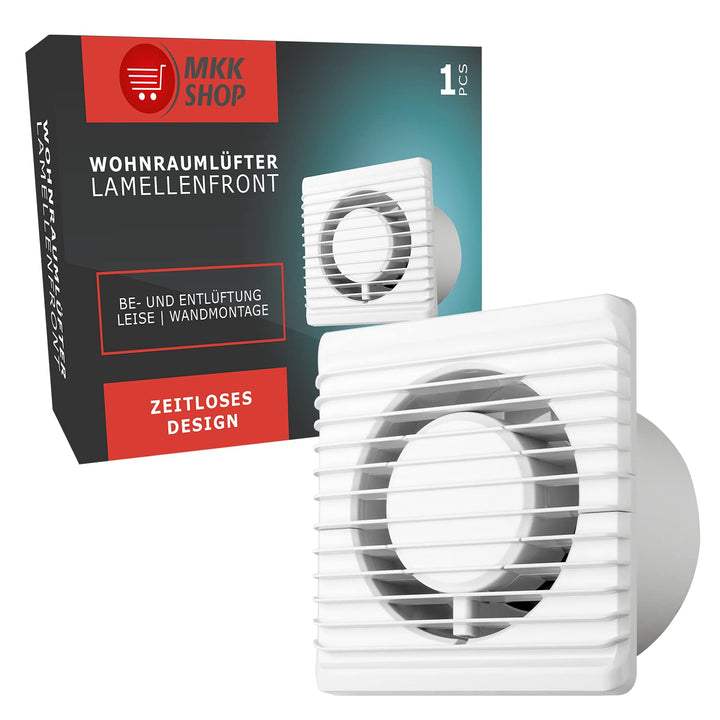 MKK VONLIS Badlüfter Lüfter Ventilator Ø 125 mm Timer/Nachlauf Ø 125 mm Timer / Nachlauf, Ø 125
