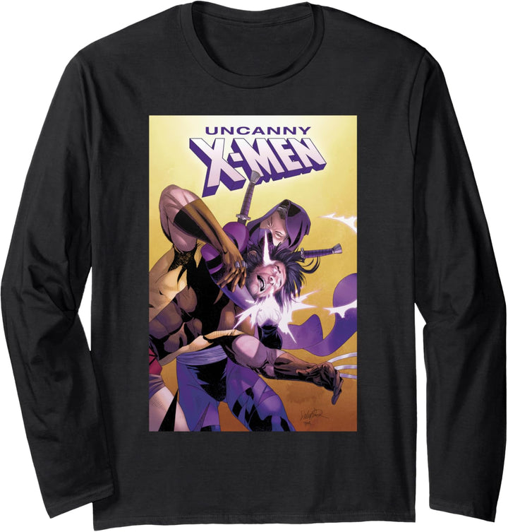 Marvel Uncanny X-Men Cover Langarmshirt