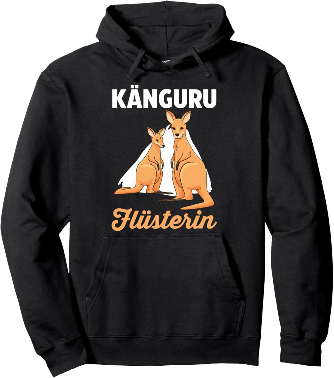 Känguru Flüsterin Pullover Hoodie