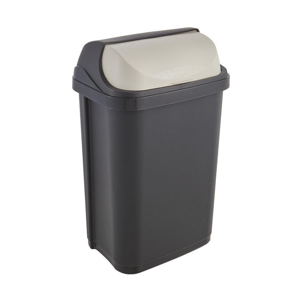 keeeper Abfallbehälter mit Rolldeckel, 25 l, Rasmus, Graphit-Grau Rasmus Graphit 25 l, Rasmus Graphi