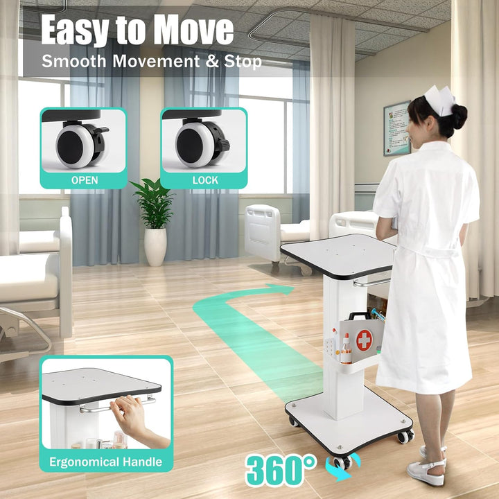 Kosmetikwagen mit Rollen Friseurwagen Rollwagen Salon Trolley Rolling Cart Servierwagen mit Rollen S
