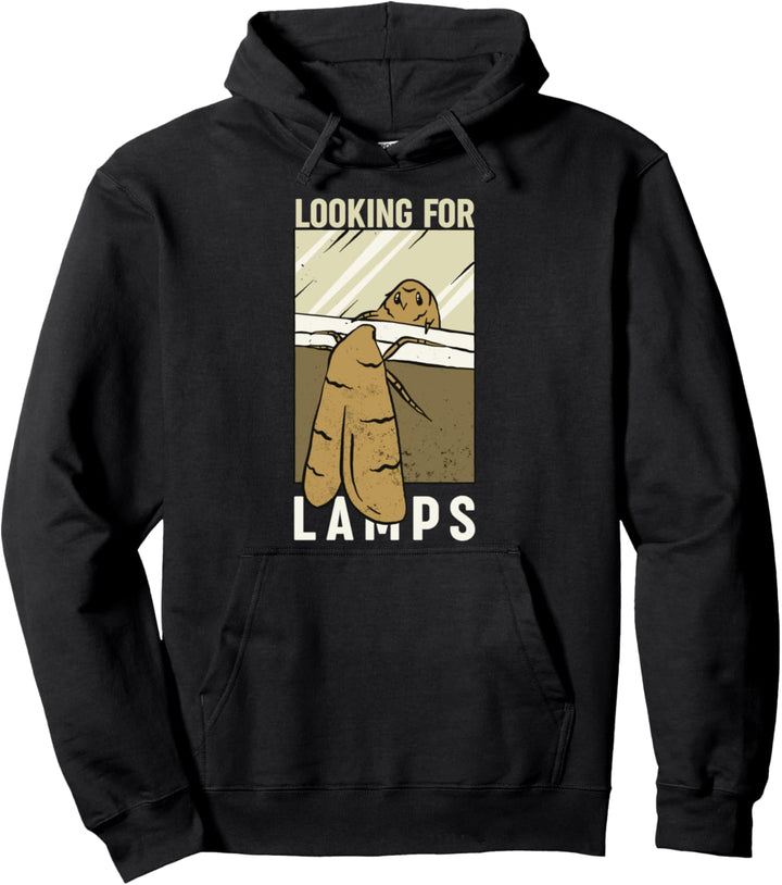 Motten Meme Shirt - Spruch Moth Lamp Pullover Hoodie