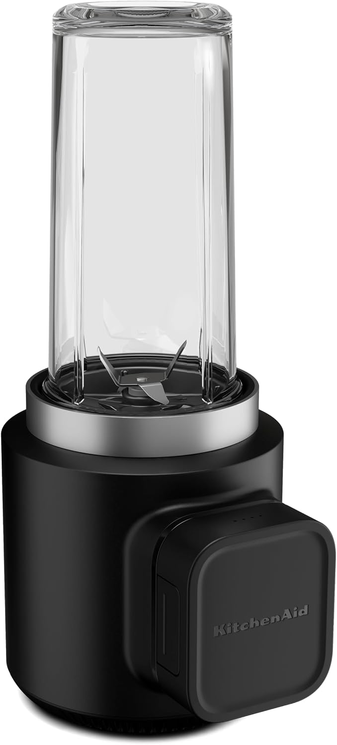 KitchenAid Kabelloser Personal Blender - Go Cordless - 473 ml BPA-freier Becher - Pulse-Taste - Edel