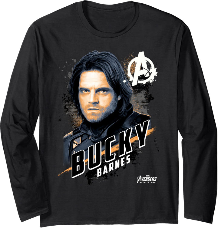 Marvel Avengers Infinity War Bucky Barnes Langarmshirt