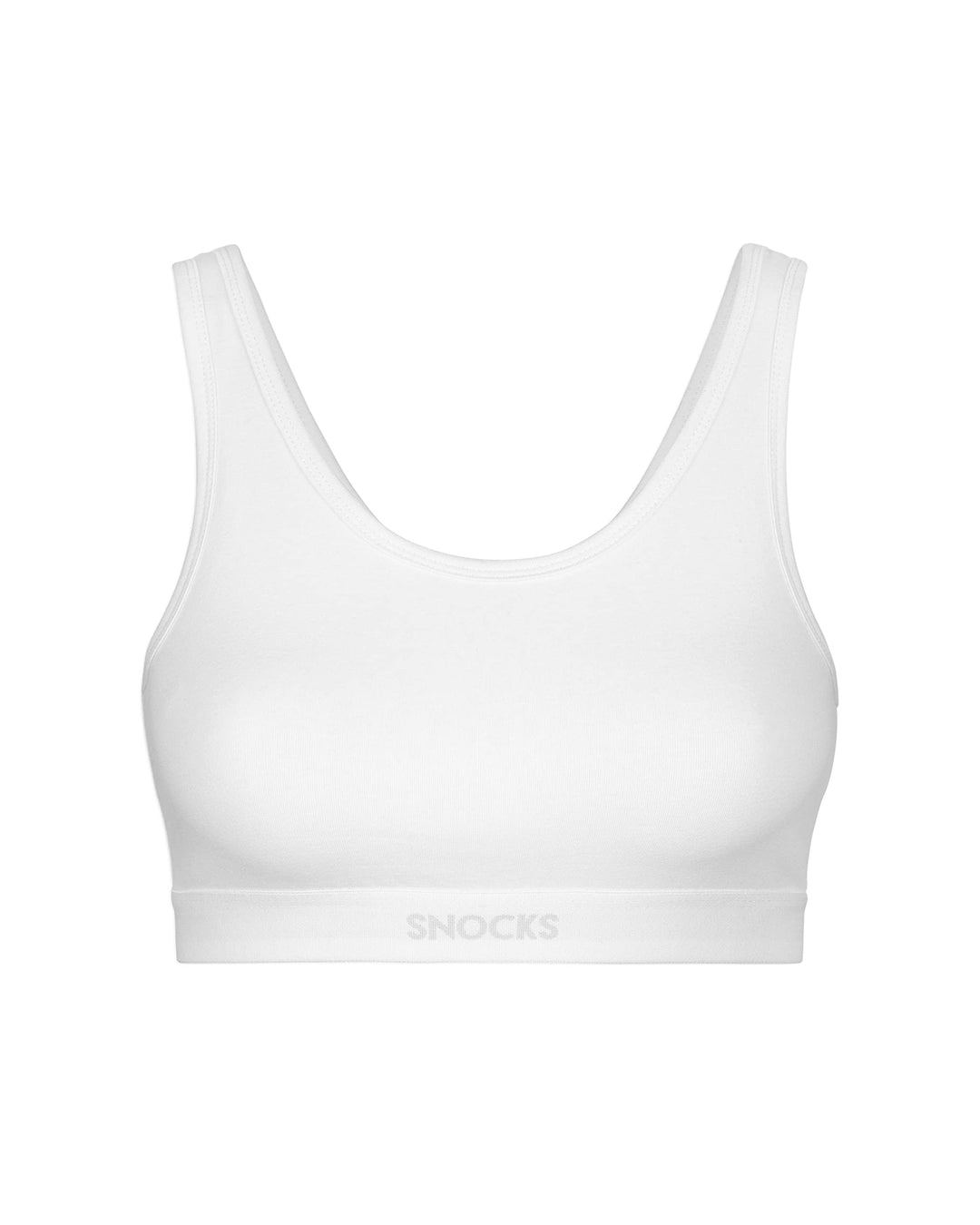 Snocks 1er Pack Soft BH Bustier Damen Bio Baumwolle Bequemer BH für jeden Tag, Yoga oder Freizeit 1x