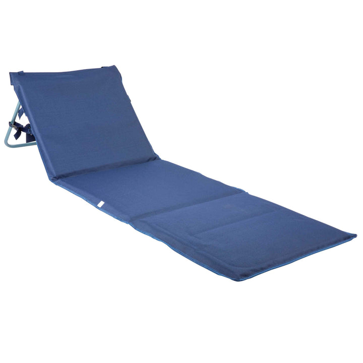 ONVAYA Premium Strandmatte 2cm gepolstert mit Rückenlehne | Strandliege faltbar | Strandmatratze | S
