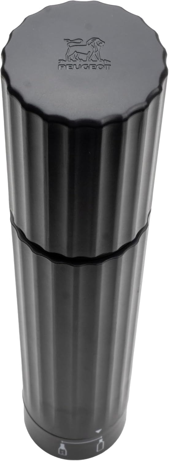 PEUGEOT - Manuelle Vakuumpumpe Preserve ABS-Finish - Doppelfunktion für Wein &amp; Schaumwein - 3 Weinve