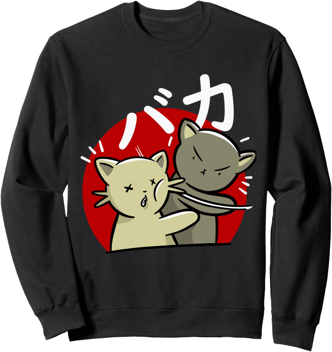 Kawaii Hase Hasen Ohrfeigen für Otakus Anime lustig Japan Sweatshirt