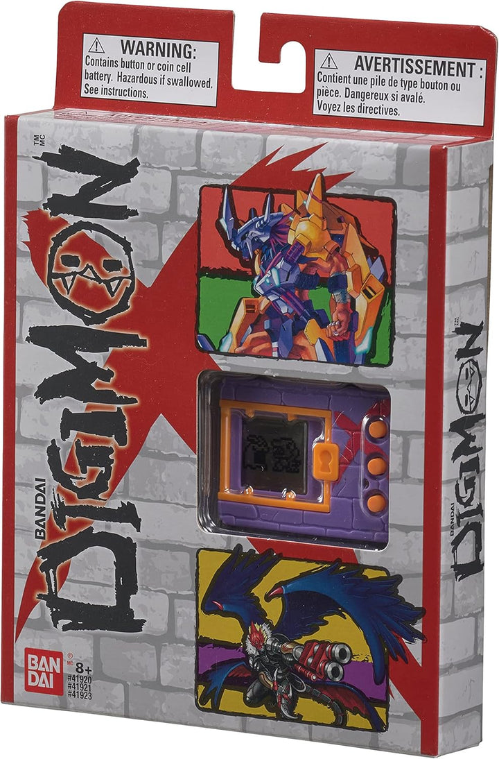 Tamagotchi Bandai DigimonX Virtuelles Monster Pet (Violett & Rot), Violett & Rot