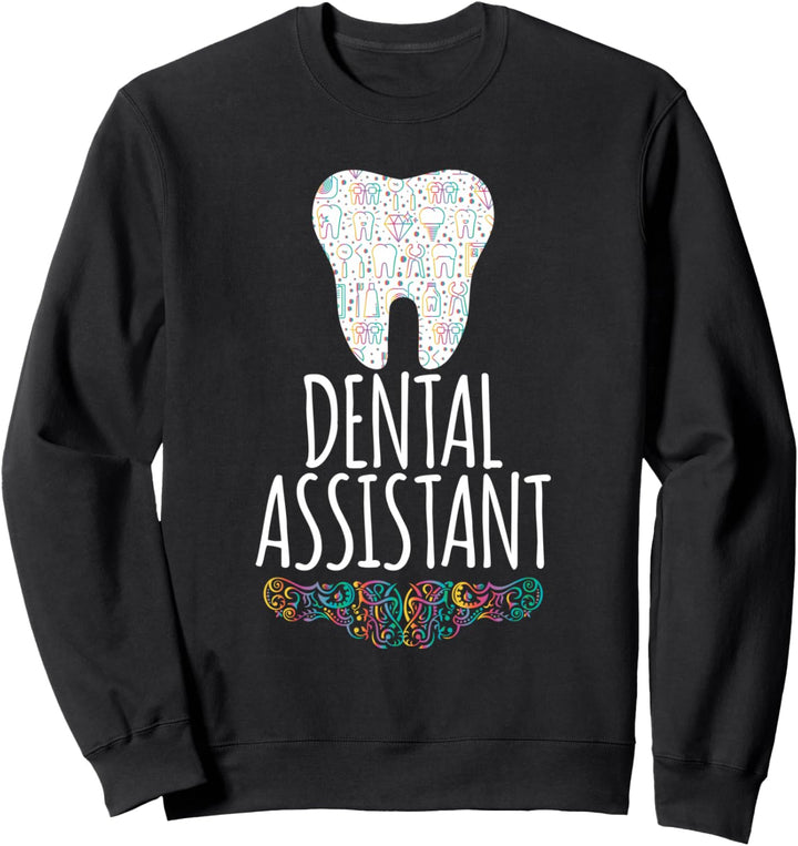 Farum lächelt jemand. Zahnarzthelfer Geschenk Sweatshirt