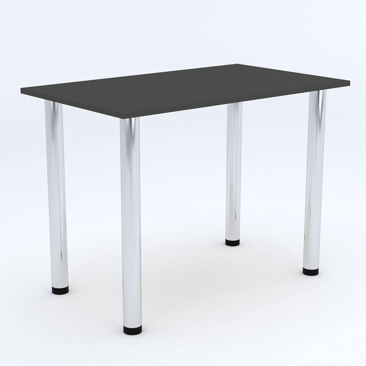 mikon 70x40 | Esszimmertisch - Esstisch - Tisch mit Chrombeinen - Küchentisch - Bürotisch | ANTHRAZI