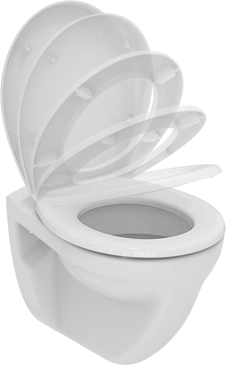 Ideal Standard W303001 Eurovit WC-Sitz, Weiss Universal mit