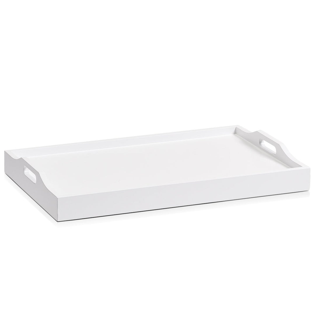 Zeller Betttablett, MDF, Weiss, 56,5 x 35,5 x 27 cm, 24052