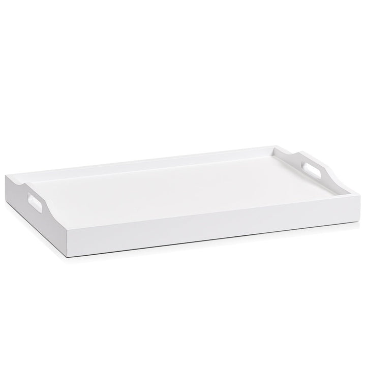 Zeller Betttablett, MDF, Weiss, 56,5 x 35,5 x 27 cm, 24052
