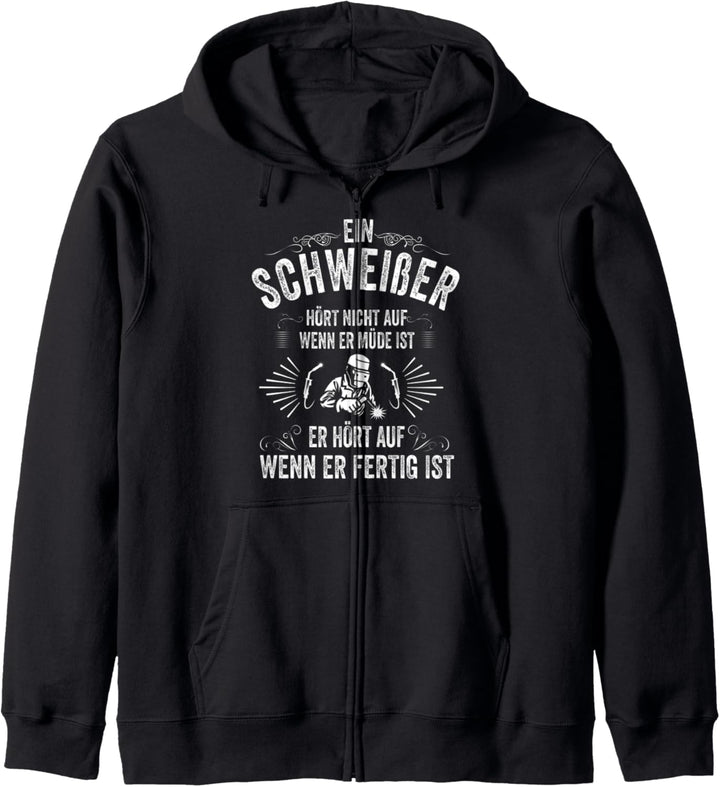 Schweisser Schlosser Industriemechaniker Kapuzenjacke